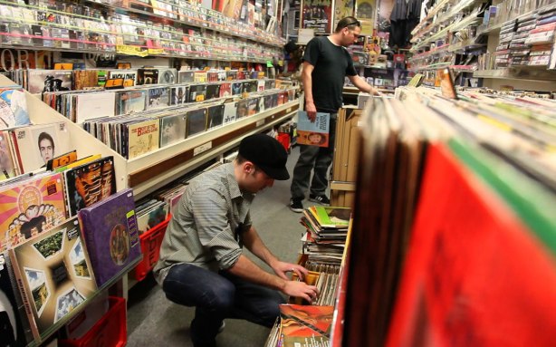 Old-school record shops - a vinyl junkies paradise